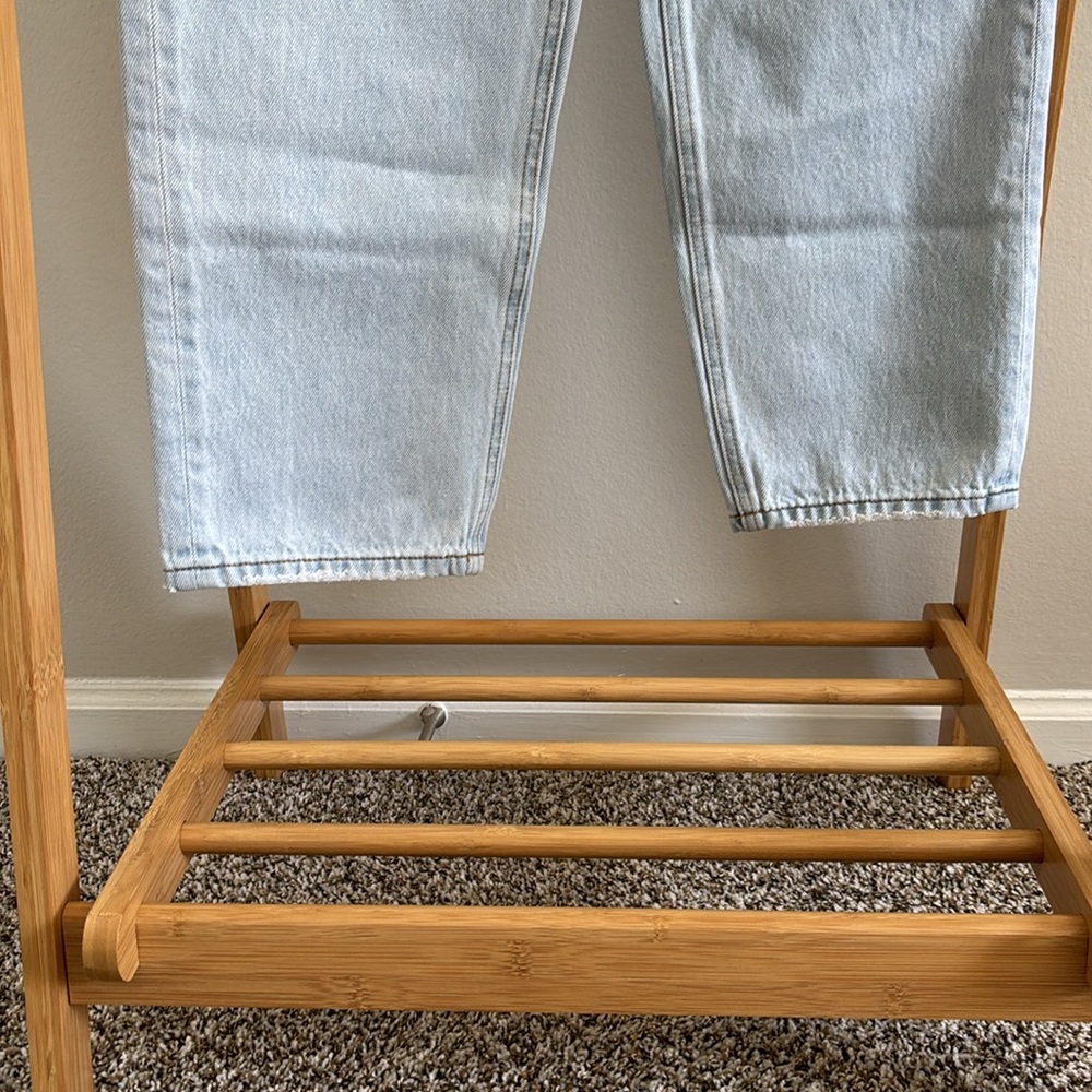 Glassons Gathered Front Light Wash Jeans - Picture 6 of 9